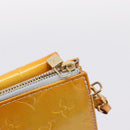 LOUIS VUITTON Monogram Vernis Motto Accessory Pouch Gris M91030 LV Auth BA14981-9
