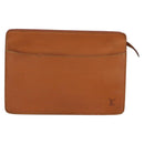 LOUIS VUITTON Epi Pochette Homme Clutch Bag Zipangu Gold M52528 LV Auth BA14982-13