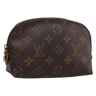 LOUIS VUITTON Monogram Pochette Cosmetic PM Cosmetic Pouch M47515 Auth BA14983