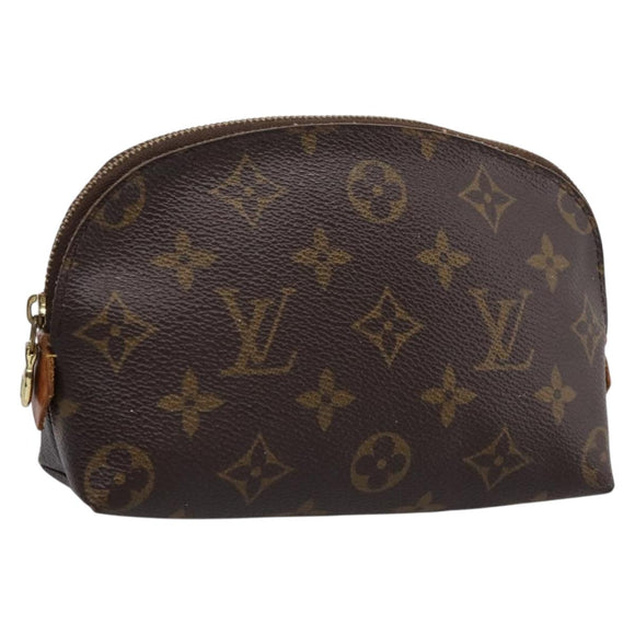 LOUIS VUITTON Monogram Pochette Cosmetic PM Cosmetic Pouch M47515 Auth BA14983