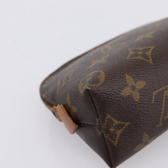 LOUIS VUITTON Monogram Pochette Cosmetic PM Cosmetic Pouch M47515 Auth BA14983