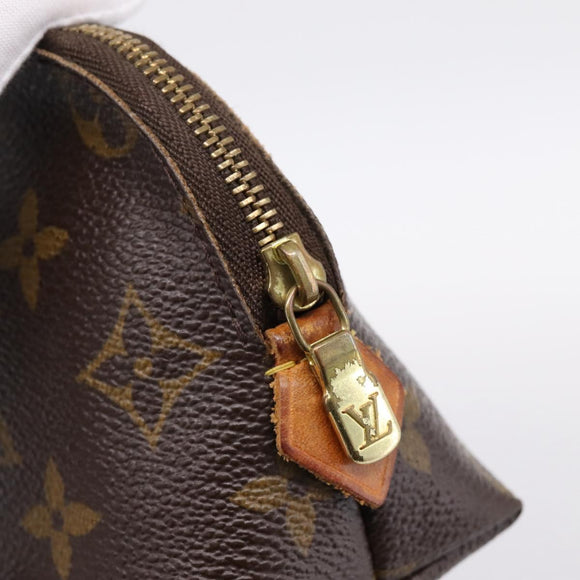 LOUIS VUITTON Monogram Pochette Cosmetic PM Cosmetic Pouch M47515 Auth BA14983
