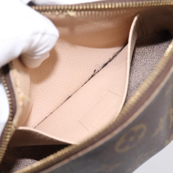 LOUIS VUITTON Monogram Pochette Cosmetic PM Cosmetic Pouch M47515 Auth BA14983