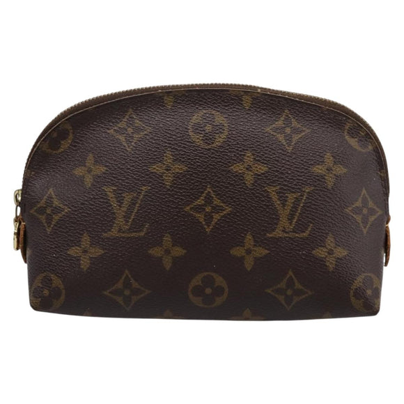 LOUIS VUITTON Monogram Pochette Cosmetic PM Cosmetic Pouch M47515 Auth BA14983