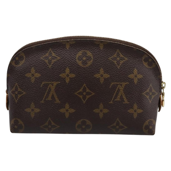 LOUIS VUITTON Monogram Pochette Cosmetic PM Cosmetic Pouch M47515 Auth BA14983