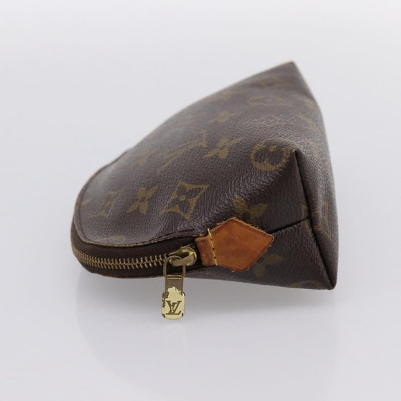 LOUIS VUITTON Monogram Pochette Cosmetic PM Cosmetic Pouch M47515 Auth BA14983