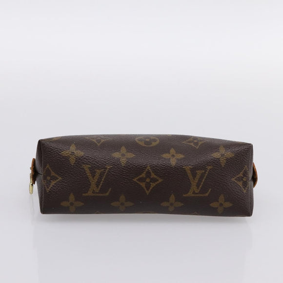 LOUIS VUITTON Monogram Pochette Cosmetic PM Cosmetic Pouch M47515 Auth BA14983