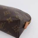 LOUIS VUITTON Monogram Pochette Cosmetic PM Cosmetic Pouch M47515 Auth BA14983-7