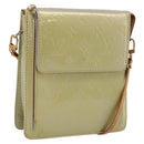 LOUIS VUITTON Monogram Vernis Motto Accessory Pouch Gris M91030 LV Auth BA14984-1