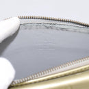 LOUIS VUITTON Monogram Vernis Motto Accessory Pouch Gris M91030 LV Auth BA14984-15