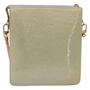 LOUIS VUITTON Monogram Vernis Motto Accessory Pouch Gris M91030 LV Auth BA14984-3