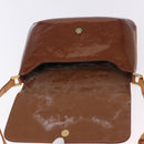 LOUIS VUITTON Monogram Vernis Thompson Street Bag Bronze M91124 LV Auth BA14985-9