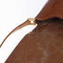 LOUIS VUITTON Monogram Vernis Thompson Street Bag Bronze M91124 LV Auth BA14985-10