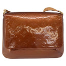 LOUIS VUITTON Monogram Vernis Thompson Street Bag Bronze M91124 LV Auth BA14985-13