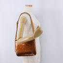 LOUIS VUITTON Monogram Vernis Thompson Street Bag Bronze M91124 LV Auth BA14985-24