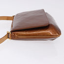 LOUIS VUITTON Monogram Vernis Thompson Street Bag Bronze M91124 LV Auth BA14985-5