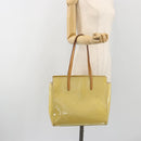 LOUIS VUITTON Monogram Vernis Katarina EW Bag Broncorail M90010 LV Auth BA14986-25