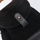 LOUIS VUITTON Bamboo Backpack Suede Black Gold 003 1705 0030 LV Auth BA14987-19