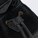 LOUIS VUITTON Bamboo Backpack Suede Black Gold 003 1705 0030 LV Auth BA14987-10