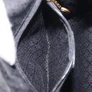 LOUIS VUITTON Bamboo Backpack Suede Black Gold 003 1705 0030 LV Auth BA14987-26