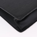 LOUIS VUITTON Epi Sac Plat Hand Bag Black M59082 LV Auth BA14991-14