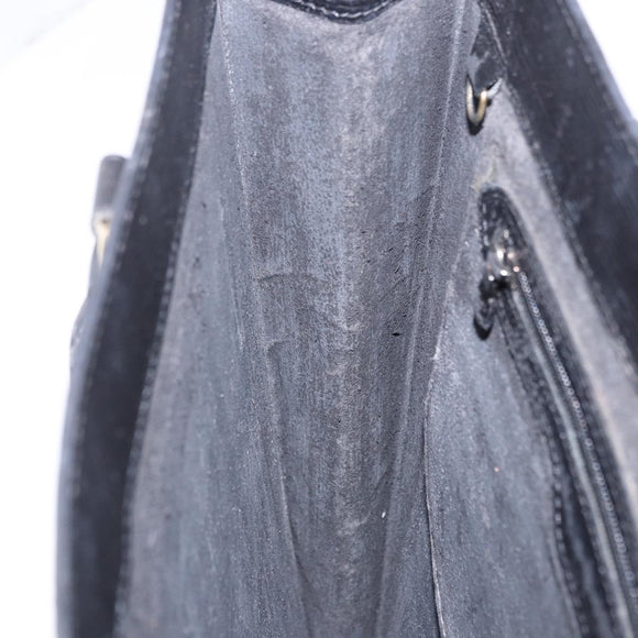 LOUIS VUITTON Epi Sac Plat Hand Bag Black M59082 LV Auth BA14991