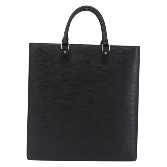LOUIS VUITTON Epi Sac Plat Hand Bag Black M59082 LV Auth BA14991