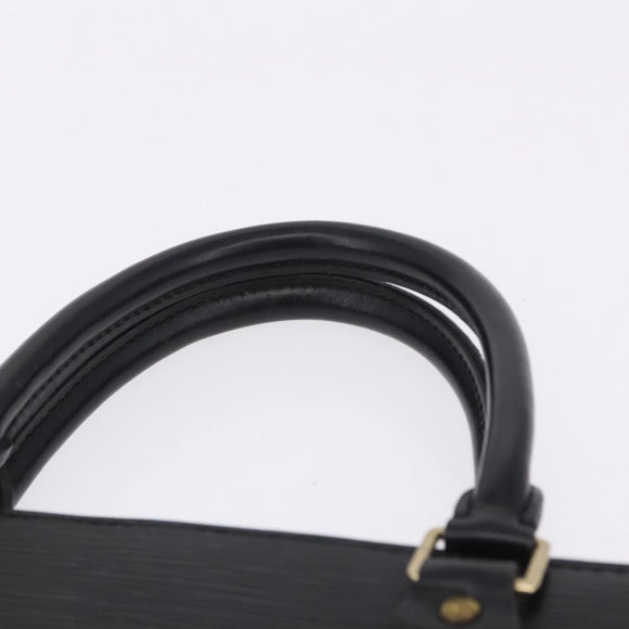 LOUIS VUITTON Epi Sac Plat Hand Bag Black M59082 LV Auth BA14991