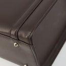 BURBERRY Hand Bag Patent Brown Auth BA14996-14
