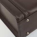 BURBERRY Hand Bag Patent Brown Auth BA14996-15