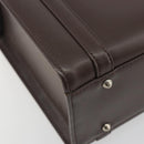 BURBERRY Hand Bag Patent Brown Auth BA14996-17
