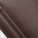 BURBERRY Hand Bag Patent Brown Auth BA14996-9