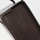 BURBERRY Hand Bag Patent Brown Auth BA14996-10