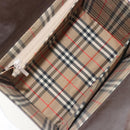 BURBERRY Hand Bag Patent Brown Auth BA14996-12