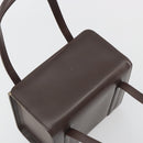 BURBERRY Hand Bag Patent Brown Auth BA14996-6