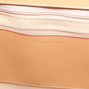 BURBERRY Hand Bag Canvas Beige Gold Tone Auth BA14997A-10