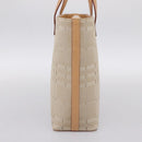 BURBERRY Hand Bag Canvas Beige Gold Tone Auth BA14997A-4