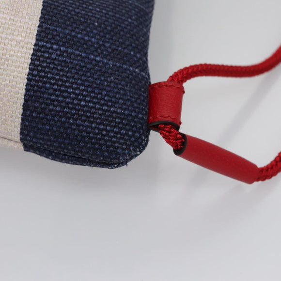 GUCCI Backpack Canvas Red Navy 473872 Auth BA150