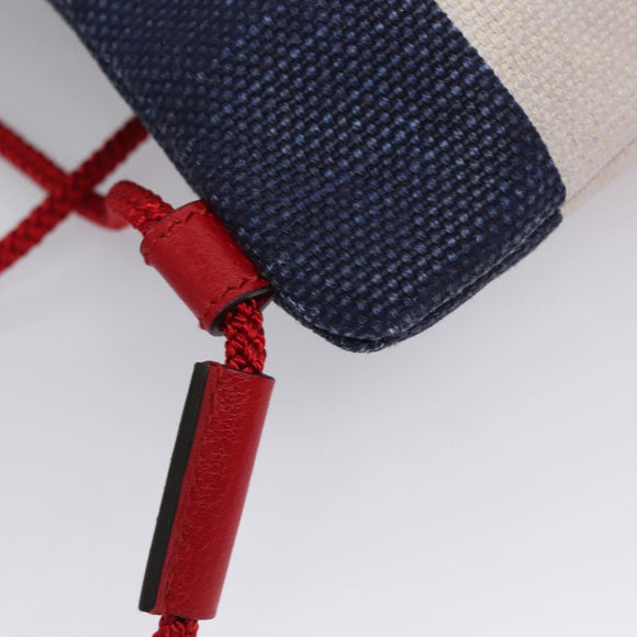 GUCCI Backpack Canvas Red Navy 473872 Auth BA150