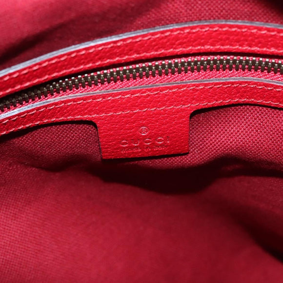 GUCCI Backpack Canvas Red Navy 473872 Auth BA150