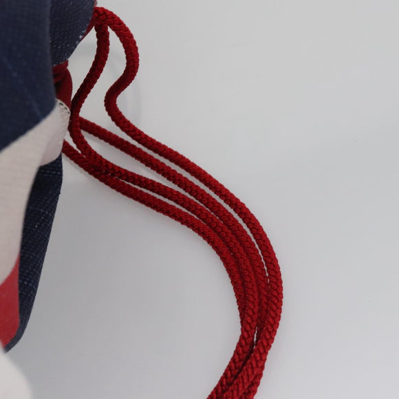 GUCCI Backpack Canvas Red Navy 473872 Auth BA150
