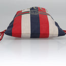 GUCCI Backpack Canvas Red Navy 473872 Auth BA150-5