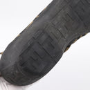 FENDI Zucca Canvas Short Boots Brown Black Auth BA15000A-19