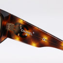 CHANEL Tortoise Sunglasses Plastic Brown Gold Tone CC Auth BA15019-10