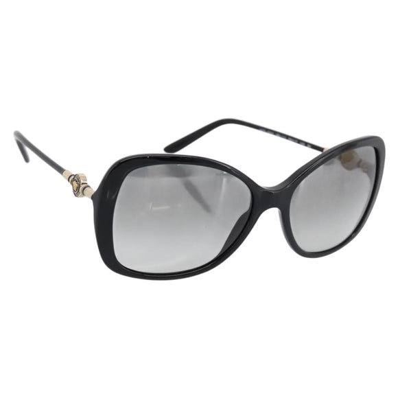 VERSACE Medusa Sunglasses Plastic Black Gold Tone Auth BA15022V