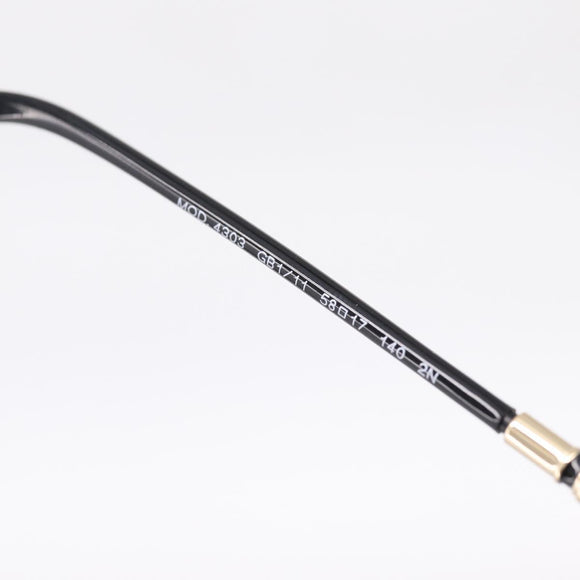 VERSACE Medusa Sunglasses Plastic Black Gold Tone Auth BA15022V
