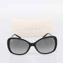 VERSACE Medusa Sunglasses Plastic Black Gold Tone Auth BA15022V-12