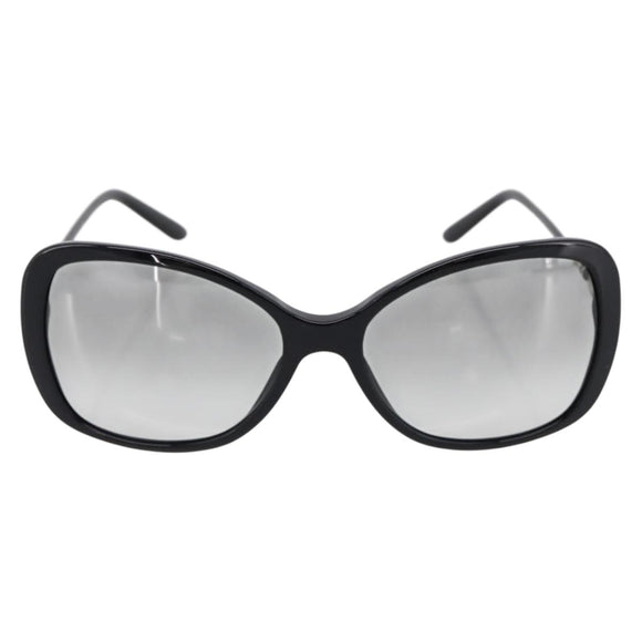 VERSACE Medusa Sunglasses Plastic Black Gold Tone Auth BA15022V