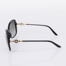 VERSACE Medusa Sunglasses Plastic Black Gold Tone Auth BA15022V-5