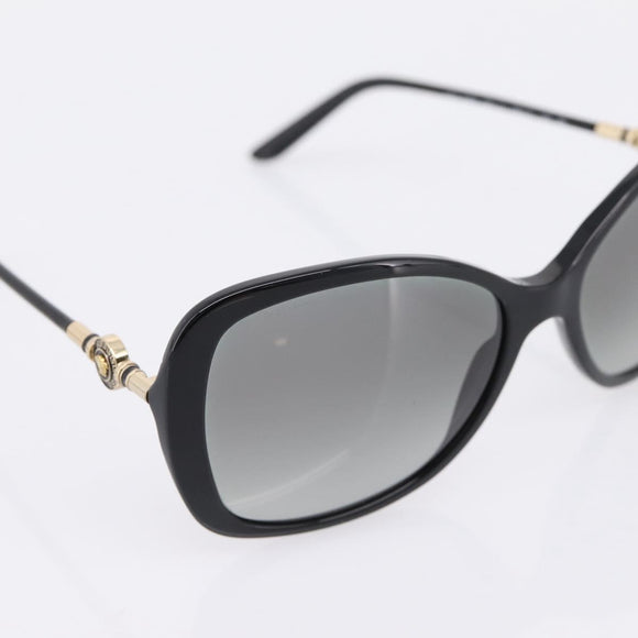 VERSACE Medusa Sunglasses Plastic Black Gold Tone Auth BA15022V